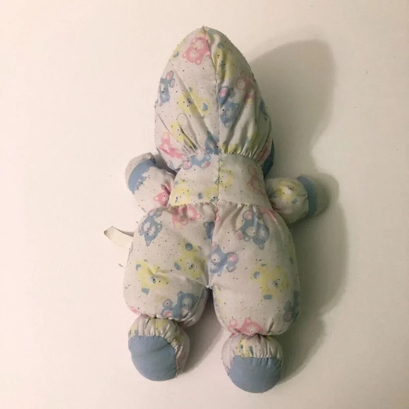 Vintage Baby Doll Plush Rubber Face 13 Inch Tall Puffalump Style Doll - Picture 14 of 16